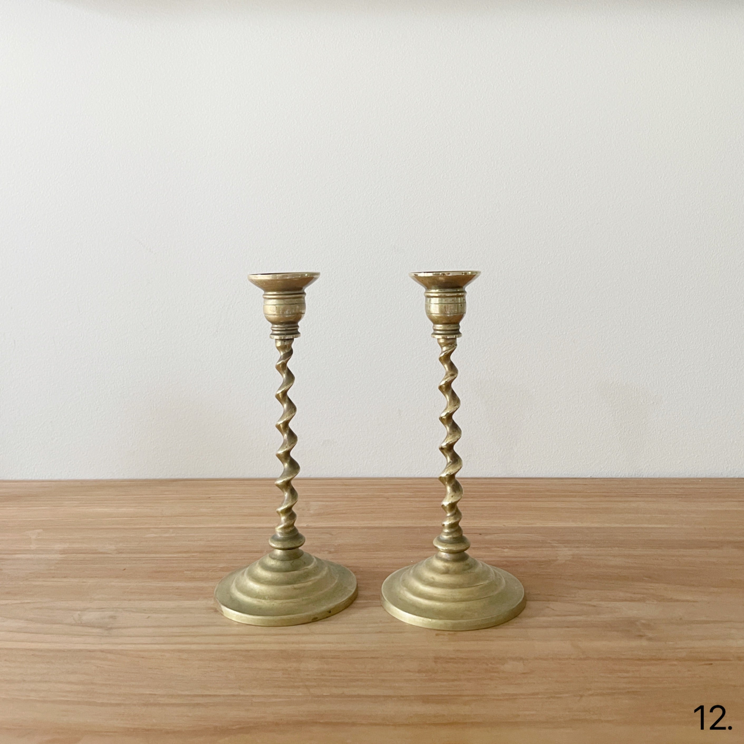 Antique Brass Candlesticks (Assorted)